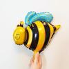 Nuevo globo de aluminio con forma de margarita y flor de colores, con forma de abeja y cara sonriente, de cinco pétalos, para fiestas de cumpleaños, accesorios de diseño para exteriores