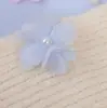 Pérola translúcida flores delicadas DIY acessórios feitos à mão para roupas de criança, bolsas, acessórios de cabelo, decoração de roupas, materiais para presentes florais