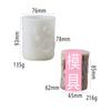 Molde de Vela Perfumada de Coala DIY Urso de Mel Ornamento de Gesso Mousse Sobremesa Assada Molde de Silicone
