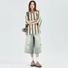 Primavera/Verano 2026 Jeans Americanos Talla Grande Chica Gordita Estilo Callejero Rasgados Retro Acortados Pierna Ancha para Mujer Sueltos Modernos