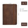 En stock A7 Retro Manual de Hojas Sueltas Para Tarjeta y Sello Cuaderno de Hojas Sueltas Plan Semanal Plan Mensual Diario