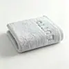 Toalla de algodón puro de 32 cabos para uso doméstico, toalla facial y de baño, 100% algodón, Clase A, absorbente, sin pelusa, apta para hoteles y salones de belleza, bordada