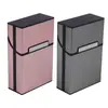 Dh7001 Estuche Metálico de Aleación de Aluminio Transfronterizo para 20 Cigarrillos, a Prueba de Humedad y Anticompresión, Estuche Personalizado para Hombres con Grabado Personalizado
