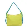 Bolsa de Axila Color-Blocking de Nicho Transfronteiriça para Mulheres, Nova Bolsa Transversal de Nylon Leve 2026, Bolsa Tote Casual Portátil