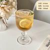 Celebridad de Internet ins Vaso para Helado de Vidrio Grano Vertical Alto Postre Yogurt Bebida Fría de Verano Vaso para Té de Frutas