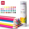 Lápices de colores Deli 12 colores 24 colores lápices de colores a base de aceite para dibujo y coloreado infantil, específicos para estudiantes, fáciles de colorear y suaves