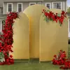 Capa de Tecido para Arco com Carimbo Dourado Transfronteiriço para Festa de Banquete de Casamento Decoração de Fundo de Aniversário Tela de Tecido Capa de Tecido para Arco Semicircular