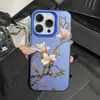 Orquídea Adecuada para Funda de Teléfono Móvil Apple 15 16Iphone14Promax8Puls Color Plata 13/12 Funda de Teléfono Móvil Xr11