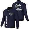 Chaqueta deportiva holgada con cremallera para hombre, chaqueta de motociclista, chaqueta punk, de primavera y otoño, para comercio exterior transfronterizo de 2023