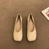 Primer Encuentro Zapatos Jidoudou Zapatos de Mujer 2026 Primavera/Otoño Nuevos Mocasines Slip-ons Zapatos Perezosos Zapatos de Abuela Suela Plana Wanwan