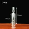 Spot 50 100ml Botella de Plástico PET Transparente Botella con Atomizador Doméstica Portátil Pequeña Botella con Atomizador Botella para Alcohol Loción