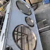Bancada de Aço Inoxidável para Cozinha Mesa de Operação de Cozinha Porta de Correr Mesa de Carga Armazenamento Doméstico Comercial Armário de Armazenamento