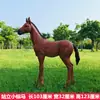 Escultura Realista de Cavalo Branco em Fibra de Vidro de Grande Escala para Exterior para Escritórios de Vendas, Gramado, Vitrine de Shopping, Decoração de Jardim e Floresta Ornamento de Cavalo