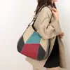 Bolso de lona para mujer, sencillo, retro, informal, de gran capacidad, de viaje, ligero y a la moda.