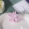 Nuevo Estilo 4cm Flor de Huevo Transparente de Color Caramelo Pinza para el Cabello, Pinza de Baño para el Cabello, Pasador, Accesorio para el Cabello