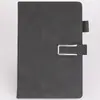 Cuaderno de Negocios A5 con Hebilla y Logo Impreso Minutas de Reunión Diario de Oficina con Cerradura Refuerzo de Hilo