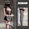 Lingerie Sexy, Pijama Sexy de Puro Desejo, Fantasia Sexy de Empregada em Renda Transparente, Uniforme, Fofa Proprietária