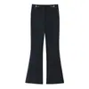 Ropa de Mujer al por Mayor Transfronteriza Moda Estilo Europeo y Americano Tops Nuevos Estilos para Mujer Pantalones de Campana Chaleco sin Mangas de Otoño Traje