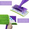 Adaptar a Swiffer mopa plana tela trenzada tela de microfibra mopa paño de repuesto para mopa húmeda accesorios para cabezal de mopa