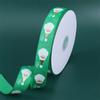 2024 Amazon Transfronterizo Cinta de Navidad Cinta de Regalo Empaque Cinta Jacquard Cinta Decorativa de Navidad Venta al Mayoreo