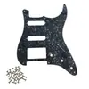 Panel de guitarra eléctrica de 11 agujeros para uñas, placa protectora de 11 agujeros, single single double ST mefen moffen panel, accesorios de instrumentos musicales multicolor