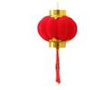 Bola Afelpada Farol Rojo Pequeño Adorno Colgante para Bonsái para el Festival de Primavera y el Día de Año Nuevo Colgante Decorativo Boda Año Nuevo Decoración de Jardín