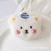 Bonito Sombrero de Peluche Oso de Dibujos Animados Bordado Muñeco de Animal Relleno de Algodón Ropa Accesorios para la Cabeza Zapatos Calcetines Broche Accesorios