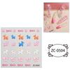 Zhengxiang - Pegatinas para uñas 5D estéreo transfronterizas con relieve de pegamento suave, lindas pegatinas de dibujos animados para uñas, personalizadas, venta al por mayor en Amazon