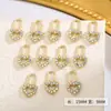 Pedras de Strass para Nail Art de Celebridade da Internet, Decorações de Unha em Formato de Chave e Coração, Exquisite Mini Decorações de Unha de Cadeado Totalmente com Strass, Decoração de Liga Metálica Atacado