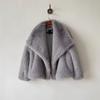 Aliexpress Roupa de Pele Feminina Nova Outono e Inverno Peluda Tingida Pele de Raposa Roupa de Pele Fashionável Quente Roupa de Pele