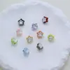 Cuentas de Estrella de Cinco Puntas Bidireccionales Aleación DIY Joyería Pulsera Collar Cadena para Teléfono Móvil Accesorios con Cuentas Materiales Hechos a Mano