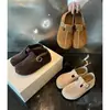 Zapatos estilo Birkenstock con aumento interno de altura y suelas gruesas, zapatos sencillos de otoño, 4 cm, nuevo modelo 2026, hebilla, correa de cuero retro, mocasines slip-on para mujer