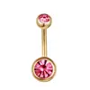 Moda Wannian Básico Chapado en Oro Anillo para Ombligo Simple Moda Uña para Ombligo Uña para Ombligo Anillo para Ombligo Salida de Fábrica Fuente Transfronteriza