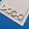 Galvanizado Oso Artificial Pajarita Copo de Nieve Corona Flor Plástico Accesorios Diadema DIY Agarrador Funda de Teléfono Celular Hebilla de Zapato Pegatina