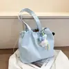 Bolsa de Tote Nueva Otoño 2026 de Lunares Dulce Femenina Alta Apariencia Estilo Coreano Simple Chic Bolso de Hombro para el Trabajo