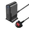 Cargador de Escritorio de Nitruro de Galio 600W Pantalla de Visualización Carga Rápida Pd 500W Cargador Multipuerto 440W Adaptador de Alta Potencia 320W