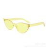 Gafas de Sol Transfronterizas 2026 Estilo Europeo y Americano Gafas de Sol Cat-Eye Únicas Color Caramelo Estilo Callejero Gafas de Sol Cat-Eye Irregulares Europeas y Americanas