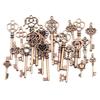 6 cores grandes, médias e pequenas aleatórias 30g 50g 100G todos os tipos de joias de liga pendente chave steampunk
