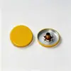 Botones de presión metálicos de colores con acabado de pintura en aerosol plano para chaquetas, cortavientos y chaquetas de plumas, Botones decorativos con paneles de aleación de zinc