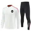 Traje de Entrenamiento París para Adultos y Niños Traje de Fútbol de Manga Larga para Hombre Otoño e Invierno Deportivo Secado Rápido Transpirable Traje Casual