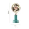 Ventilador de escritorio pequeño vertical transfronterizo estilo retro de Hong Kong tres velocidades de viento portátil carga USB de mano pequeño ventilador