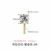 Fecho para Pingente de Pérola Princesa Diana em Prata S925, Fecho para Pingente de Princesa, Fecho com Diamante em Ouro 18K, Acessórios para Contas DIY Feitos à Mão