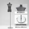 Nuevo maniquí plano electrochapado de gamuza para tiendas de ropa, maniquí de medio cuerpo femenino, soporte de exhibición para ropa de mujer, maniquí de cuerpo completo