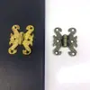 Dobradiça Antiga de Liga de Zinco Caixa de Madeira Decoração para Casa Dobradiça Europeia Chinoiserie Caixa de Madeira Caixa de Presente Acessórios Acessórios de Bronze Acessórios