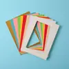 Moldura de papelão para arte infantil fina 8k4 aberta a3A4 mais vendida 678 polegadas moldura de foto cor simples de parede Quadrado