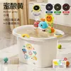 Cubo de Baño para Bebé Jingqi Cubo de Natación para Bebé Cubeta de Baño Puede Sentarse en Casa Cubeta de Baño Grande Engrosada para Mantener Caliente en Invierno