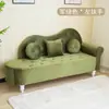 Sofá de tela para apartamentos pequeños, sala de estar moderna simple, vivienda de alquiler, tienda de ropa, chaise longue, sofá pequeño de dos plazas para dormitorio