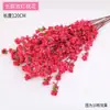 Rama de Flor de Durazno Simulada Rama de Flor de Chimonanthus Falsa Flor de Cerezo Flor de Plástico Flor Seca Piso Sala de Estar Adornos de Flores de Seda Decoración de Interiores