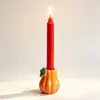 Nuevo producto transfronterizo: Portavelas de cerámica con forma de calabaza, lámpara de vela de Halloween, portavelas para insertar, portavelas de aromaterapia, pieza decorativa con un toque de alta gama