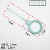 Colgante de anillo hexagonal, accesorio colgante, correa para cámara, llavero de unidad USB, correa para teléfono de mini oso, hecho a medida